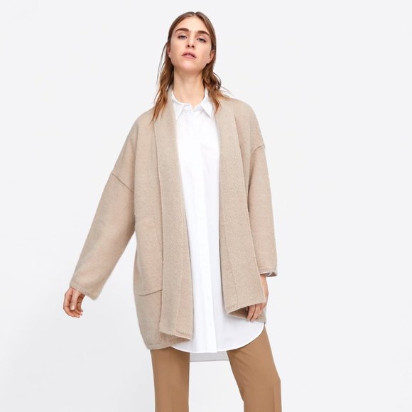 Zara Sweaters - Zara Wool Blend Oversized Cardigan